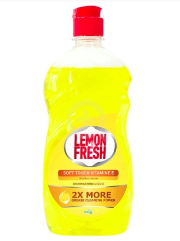 Lemon Fresh рідина д/миття посуду 500мл жовтий